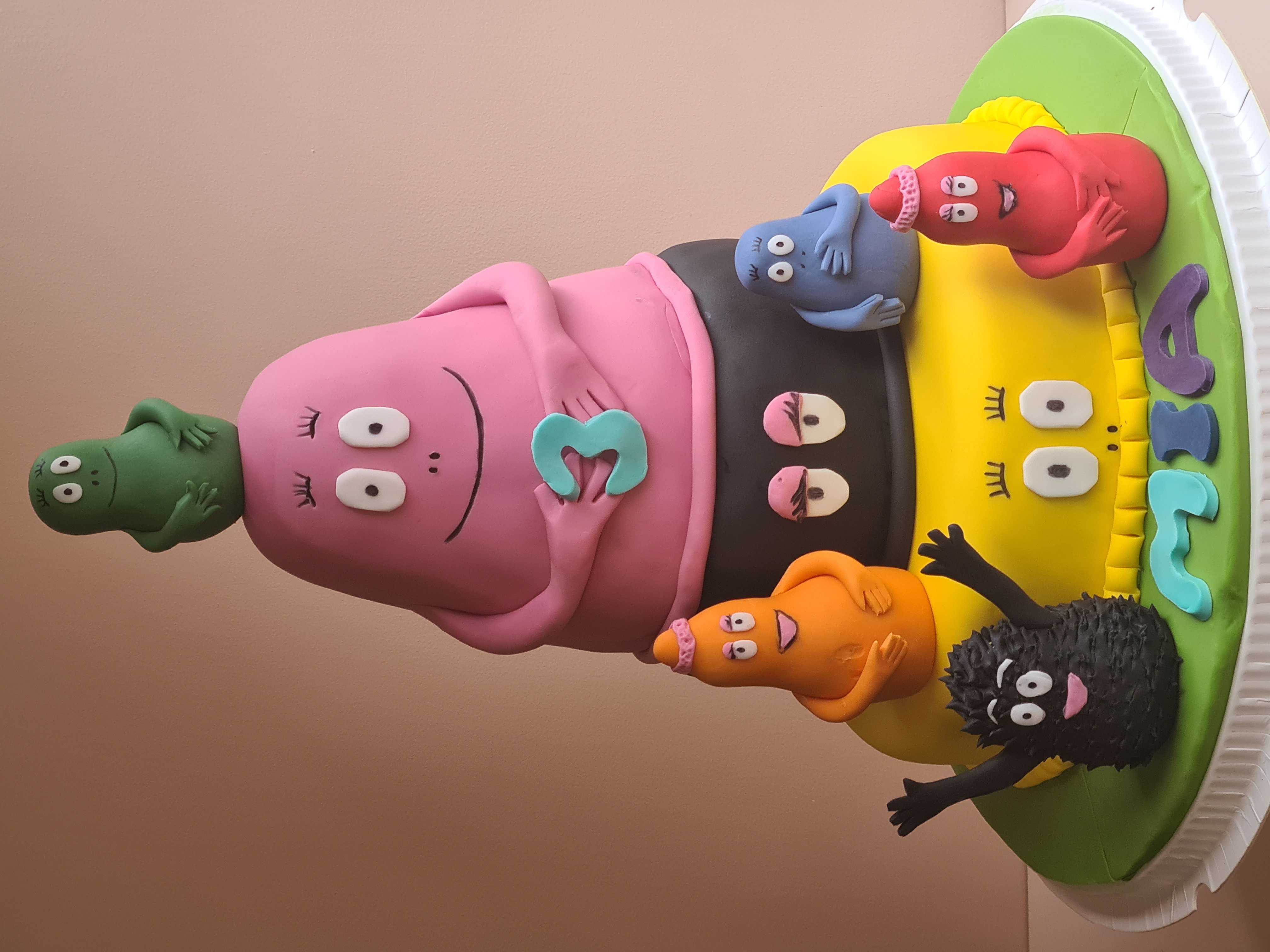 Cake design Barbapapa - Gâteau nostalgie enfance Paris