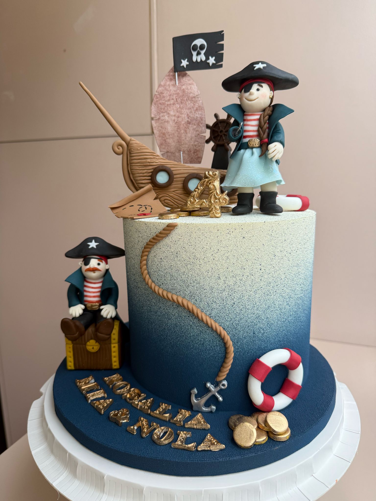 Layer cake pirate - Gâteau d'anniversaire garçon Paris