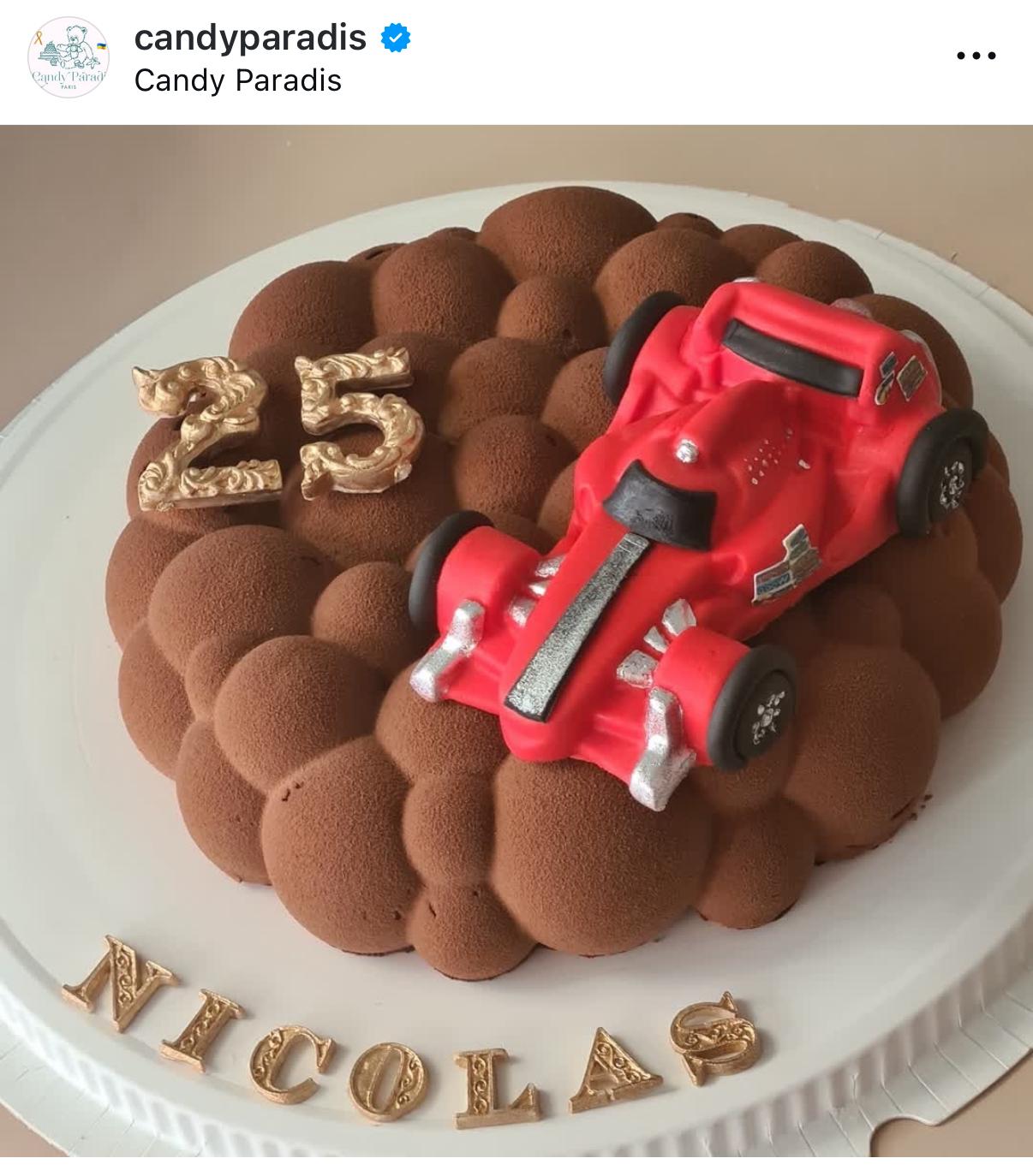 Entremets Nuage du Paradis Formule 1 - Pâtisserie créative Paris