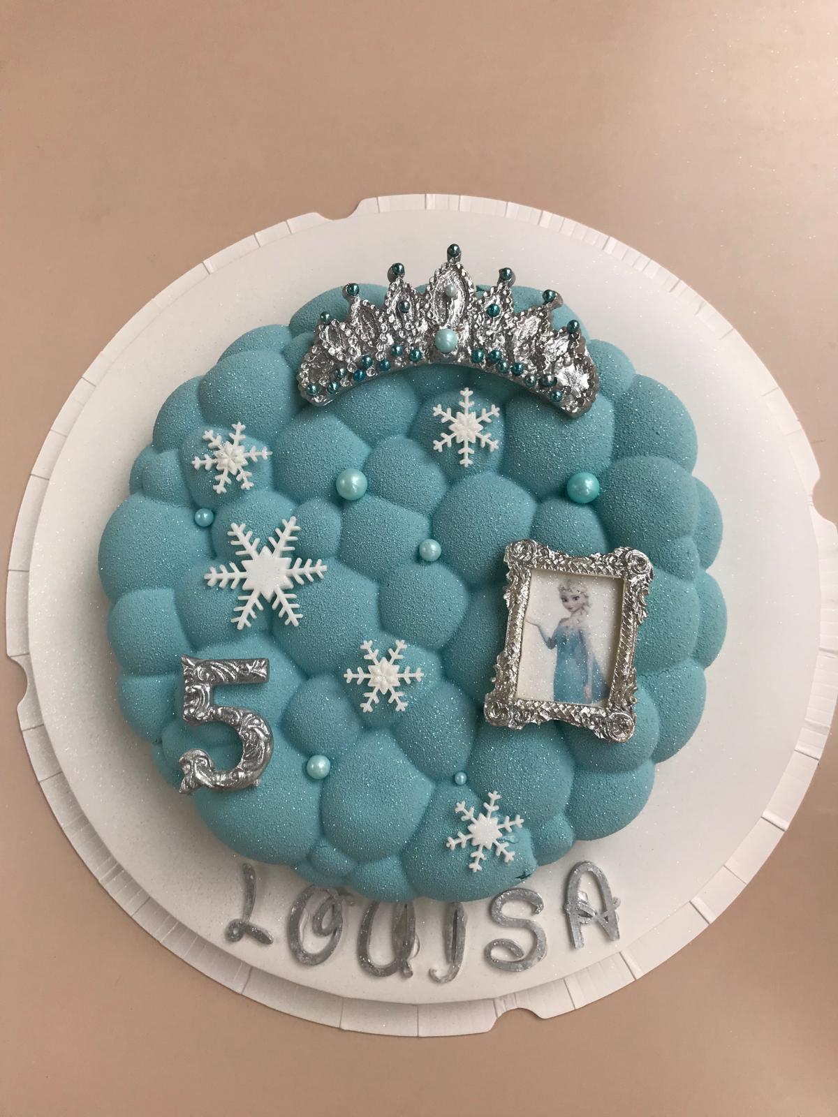 Entremets Nuage du Paradis Reine des Neiges - Gâteau enfant Paris